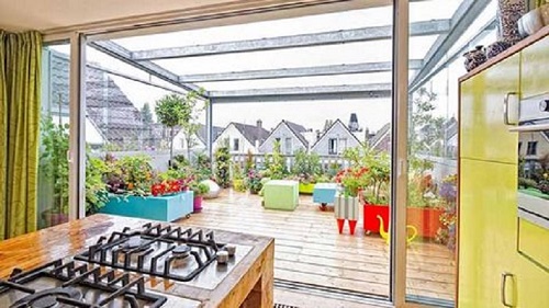 Thiết kế bếp trên sân thượng có phạm phong thuỷ không?