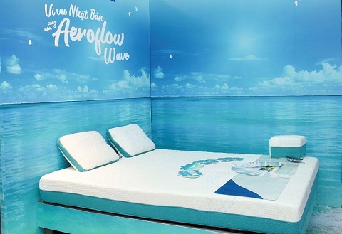Vua Nệm độc quyền phân phối nệm Aeroflow của Tập đoàn Inoac Nhật Bản