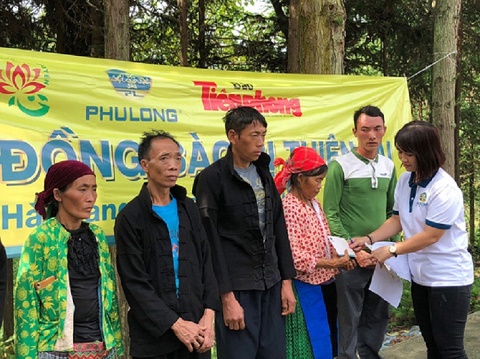Tấm lòng Phú Long hướng về vùng lũ Hà Giang