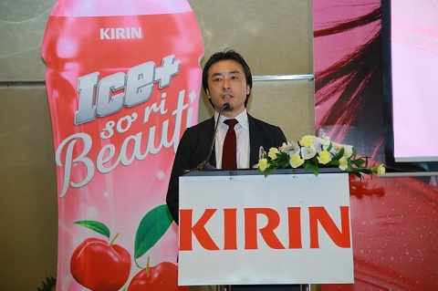Kirin giới thiệu thức uống Ice+ Sơ ri Beauti tại Việt Nam