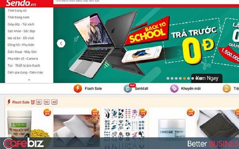 Sendo vừa nhận khoản đầu tư hơn 50 triệu USD, quyết 'khô máu' ở thị trường thương mại điện tử Việt Nam