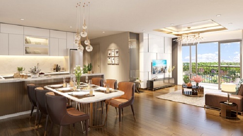 Thiết kế căn hộ 3 phòng ngủ tại dự án Eco-Green Saigon