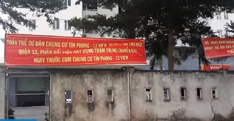 Cư dân kêu cứu vì trạm ép rác đặt cạnh... chung cư