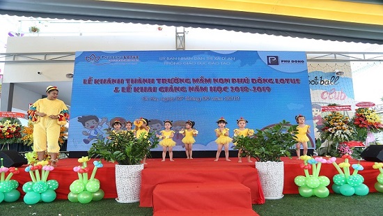 Phú Đông Group khánh thành trường mầm non chuẩn quốc tế và khai giảng năm học đầu tiên 2018 - 2019