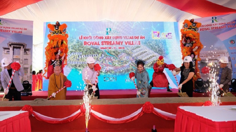 Khởi công xây dựng Villas dự án Royal Streamy Villas