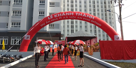 Saigonres khánh thành Chung cư nhà ở xã hội – thương mại An Phú Đông
