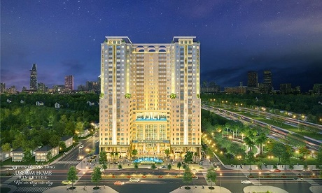 Khu cao ốc ven sông Dream Home Riverside ra mắt tháp Diamond Center