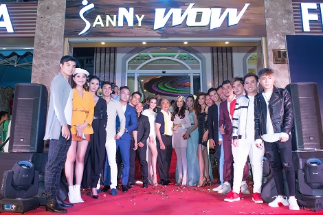 Dàn sao khủng hội tụ tại buổi khai trương Gym Sanny Wow