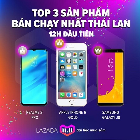 Lazada tổ chức Đại tiệc mua sắm 11.11 với khởi đầu kỷ lục