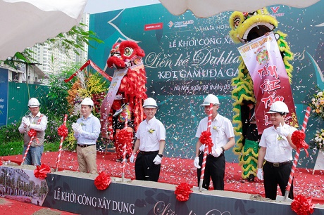 Khu đô thị Gamuda Gardens khởi công dự án liền kề Dalia Homes
