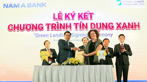 Nam A Bank và GCPF ký kết triển khai chương trình “Tín dụng xanh”
