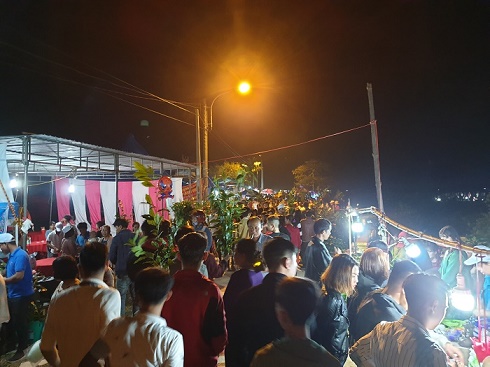 Hơn 10.000 người chen chân hái “lộc”đầu năm tại lễ hội Chợ Đình Bích La