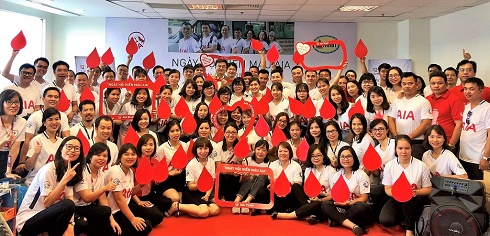 200 đại lý và nhân viên AIA tham gia hiến máu nhân đạo