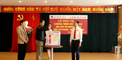 Agribank Hải Dương tổ chức bốc thăm chương trình khuyến mại Mùa kiều hối Agribank 2019