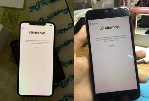 iPhone lock đang bị