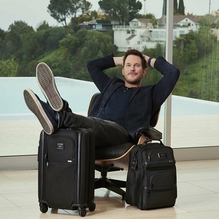 Tài tử “tỷ đô” Chris Pratt trở thành gương mặt đại diện của TUMI