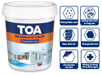 Cùng Toa Waterblock Color  - Chống thấm ngay, màu mê say