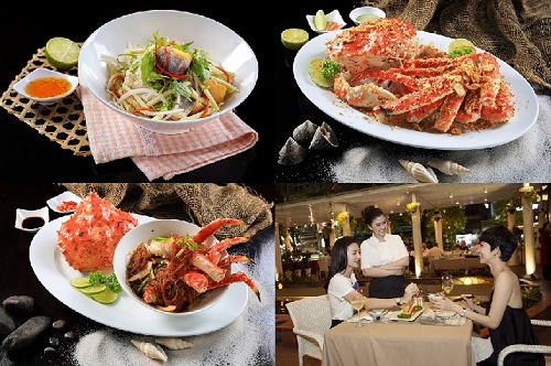 Ngô Thanh Vân thưởng thức bữa tối tại nhà hàng Indochine