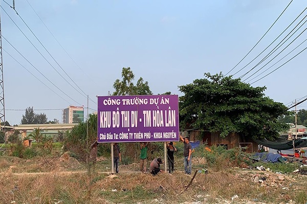 Công ty Kim Oanh chưa phải là chủ đầu tư dự án khu dân cư Hoà Lân