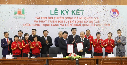 Hưng Thịnh Land tài trợ 100 tỷ đồng cho Đội tuyển bóng đá nữ Quốc gia, mục tiêu hướng tới World Cup
