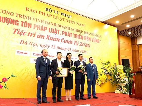 IPPG được vinh danh doanh nghiệp thượng tôn pháp luật