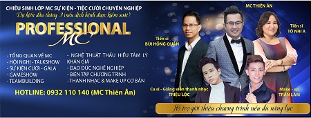 Sắp khai giảng khóa học MC sự kiện - tiệc cưới chuyên nghiệp năm 2020 tại quận 10