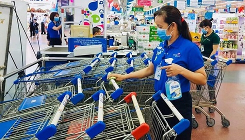 Saigon Co.op đảm bảo nguồn hàng, nhân viên tuân thủ nghiêm ngặt phòng chống dịch Covid – 19