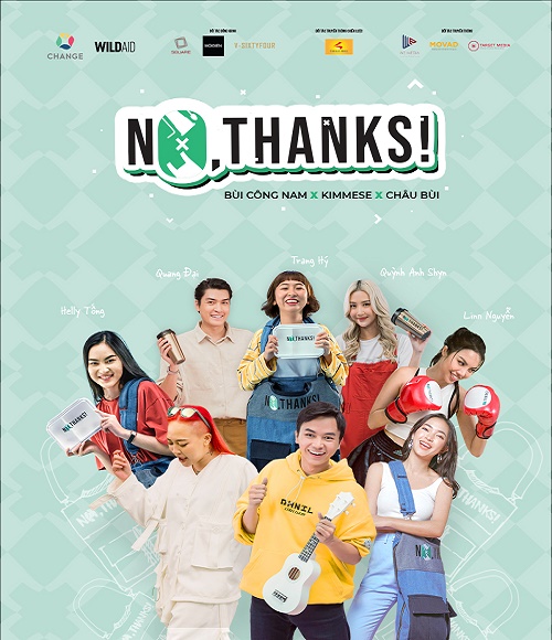 Khởi động chiến dịch “No, Thanks!”, đại sứ Châu Bùi kêu gọi thực hành lối sống xanh vì Trái Đất