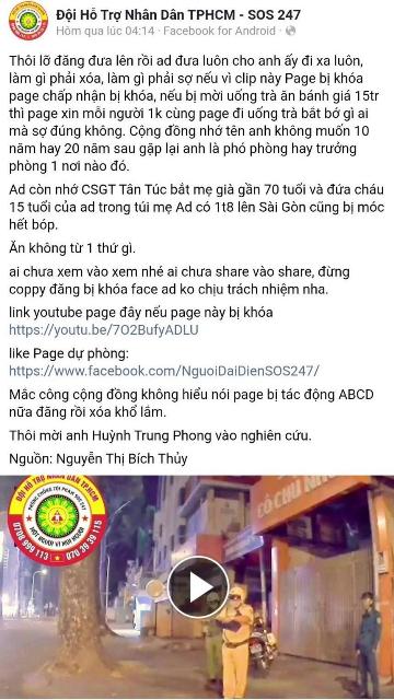 NGƯỜI BỊ CÔNG AN “TUÝT CÒI” CẦN MINH OAN