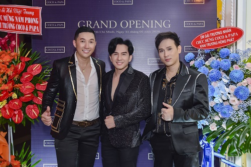 Dàn nghệ sĩ đình đám của showbiz Việt mừng siêu mẫu Nam Phong khai trương cửa hàng thời trang