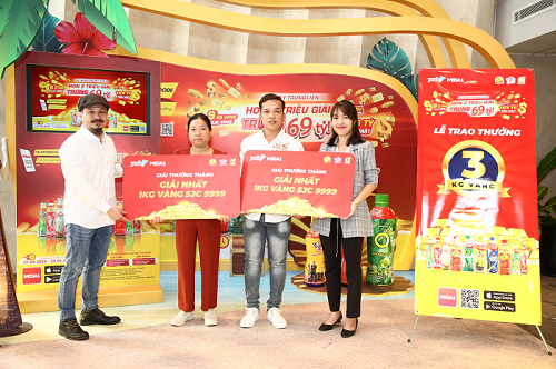 Trao 3 ký vàng đầu tiên của chương trình “xé nhãn” trên ứng dụng MEGA1