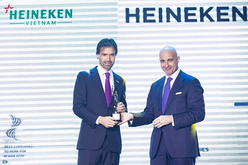 HEINEKEN Việt Nam tiếp tục được vinh danh là một trong những Nơi Làm Việc Tốt nhất Châu Á 2020