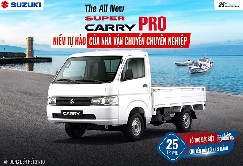 SUZUKI THỰC HIỆN CÁCH MẠNG HẬU MÃI, TUNG KHUYẾN MÃI ĐẶC BIỆT CHO XE TẢI NHẸ