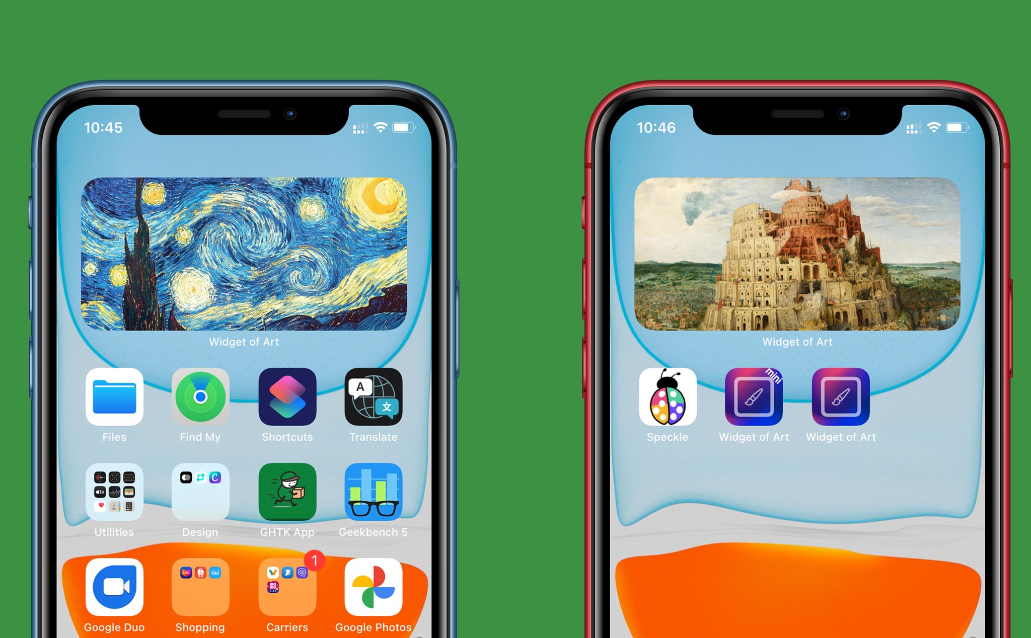 Mang tranh nghệ thuật lên màn hình iPhone trên iOS 14