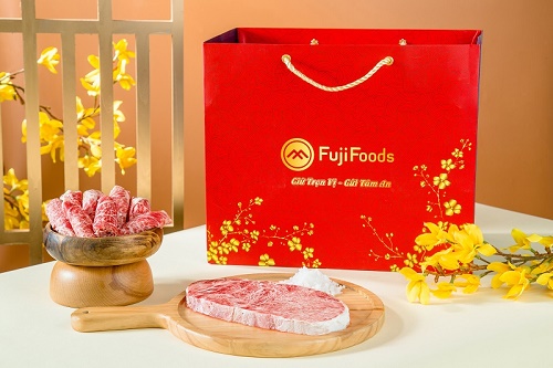 ĐỘC ĐÁO LỰA CHỌN THỊT BÒ FUJIFOODS LÀM QUÀ GIÁNG SINH CAO CẤP