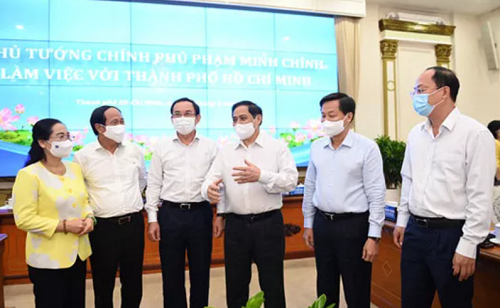 Thủ tướng Phạm Minh Chính: Ủng hộ tối đa để TP HCM phát triển