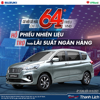 Suzuki Ertiga - Xe đa dụng linh hoạt, bảo vệ sức khỏe gia đình