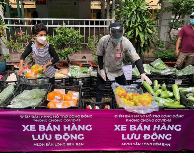 Người dân TP Hồ Chí Minh có thể mua thực phẩm tại 148 điểm bán lưu động