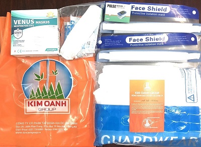 Kim Oanh Group tặng dụng cụ phòng chống Covid-19 hỗ trợ phóng viên TP.HCM, Bình Dương, Đồng Nai