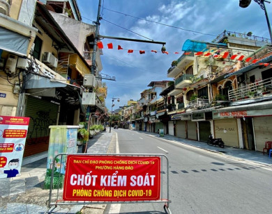 Sau 6/9, Hà Nội siết chặt giãn cách ''vùng đỏ'', còn lại áp dụng chỉ thị 15+