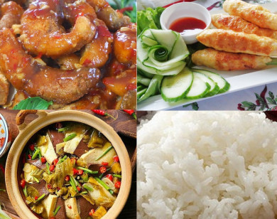 Thực đơn cơm chiều: Món ăn cực ngon