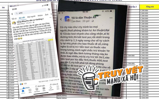 Trừ tiền test Covid-19 với giá 
