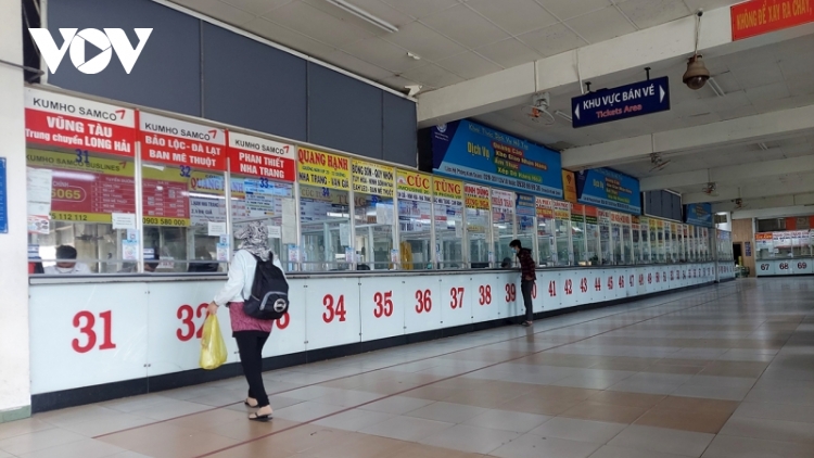 Thị trường vé xe Tết Nguyên đán tại TP.HCM ảm đạm
