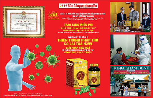 “Giải pháp hiệu quả” lan tỏa mọi miền – Viên Đông y Thiên Trùng Pháp Thổ Cô Lai Tọa H2VV hỗ trợ điều trị cho bệnh nhân Covid 19