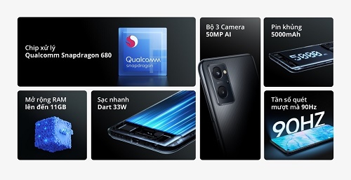 Hàng loạt tính năng vượt trội được trang bị trên realme 9i vừa trình làng