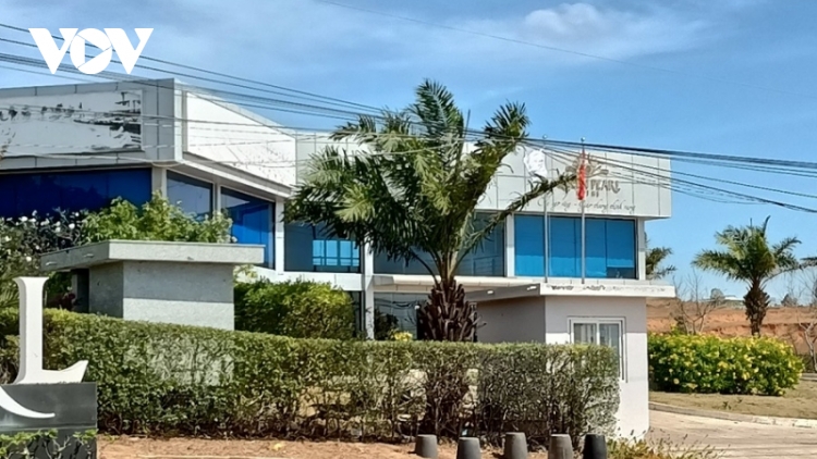Tạm dừng giao dịch tài sản tại dự án Khu thương mại dịch vụ và dân cư Tân Việt Phát 2