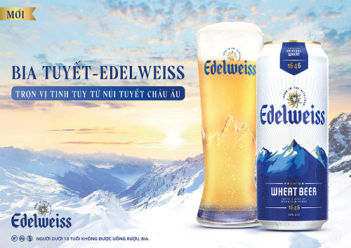 Thưởng thức hương vị tinh túy từ núi tuyết Châu Âu với bia lúa mì Edelweiss của Heineken Việt Nam