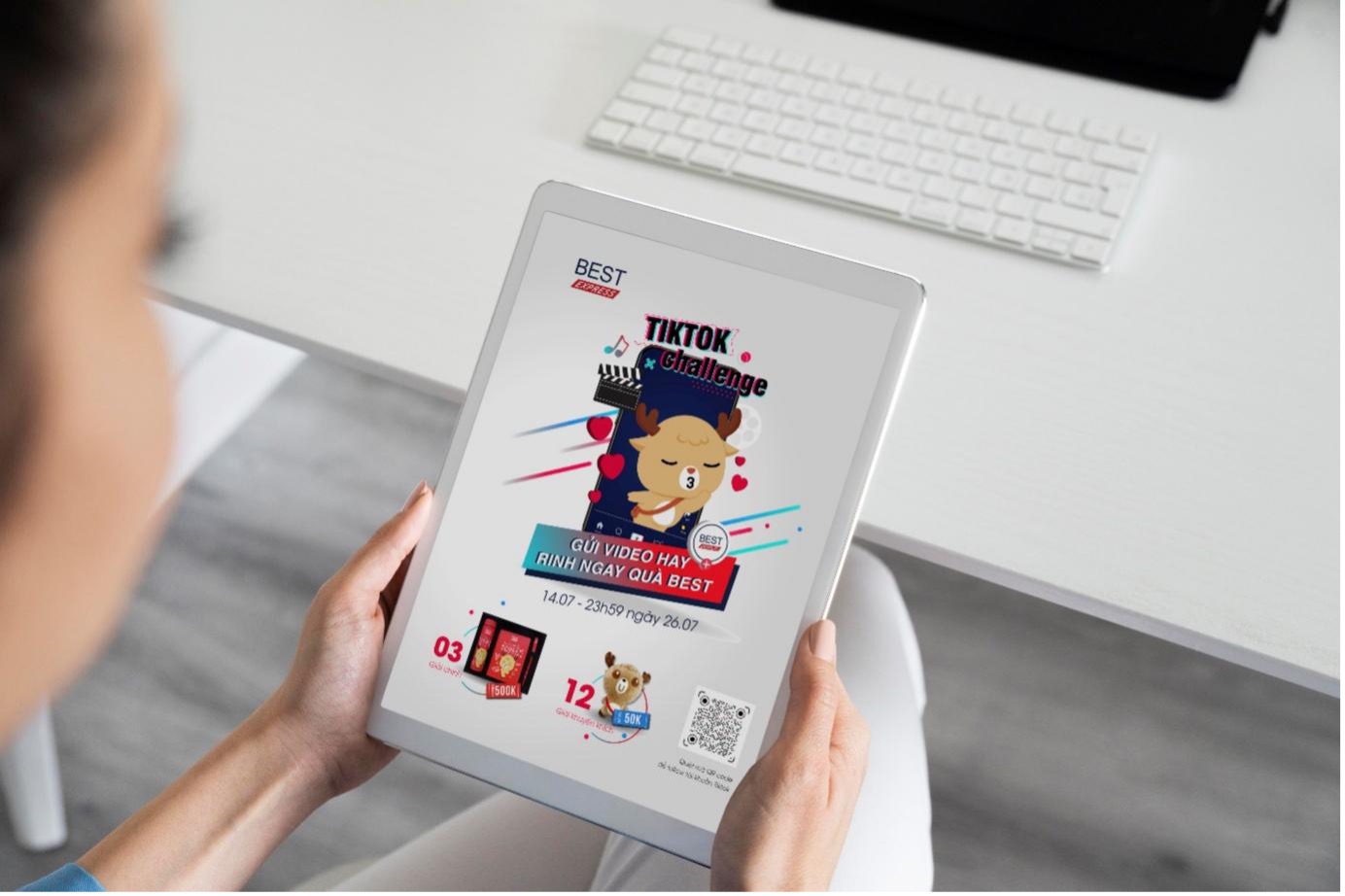 Shop online hào hứng với thử thách sáng tạo video TikTok của BEST Express