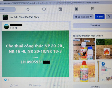 Loạn bán và cho thuê công thức, giấy phép lưu hành phân bón: Thanh tra Cục Bảo vệ thực vật nói gì?