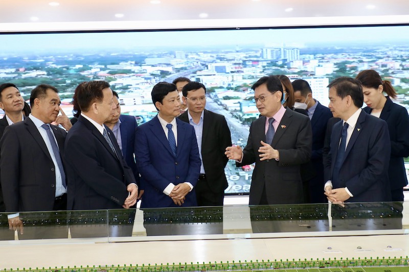 Phó Thủ tướng Singapore làm việc tại khu công nghiệp VSIP I Bình Dương